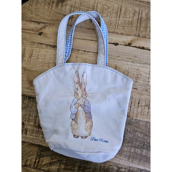 Quiltex Peter Rabbit Baby Hooded Jacket & Tote Sz 4T Beatrix Potter Vintage - Picture 7 of 11